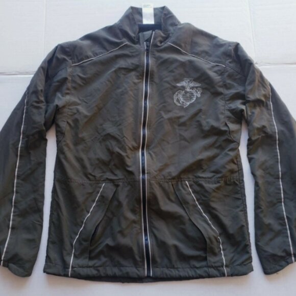 SMALL/LONG USMC US MARINES OFFICIAL NEW BALANCE PT RUNNING SUIT JACKET JG 137